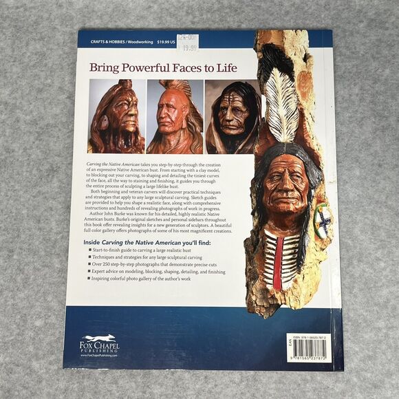 Carving‎ the Native American Step-By-Step Techniques for Carving & Finishing NEW - Picture 3 of 10